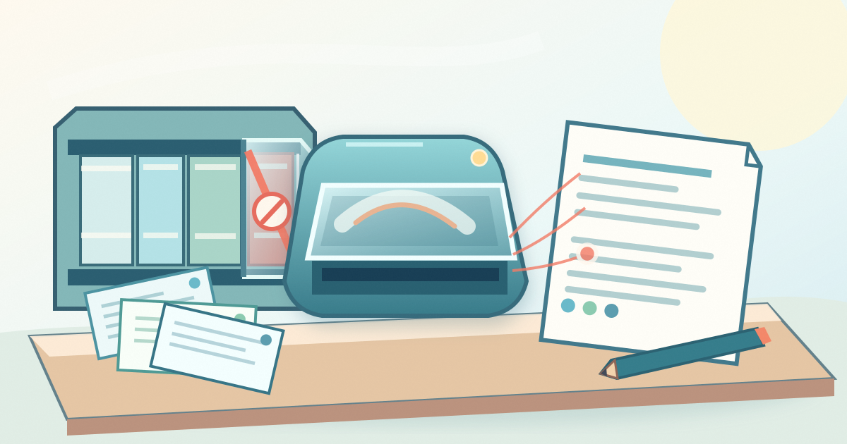 Approved source documents feed an agent-generated answer while a restricted document stays behind a glass barrier