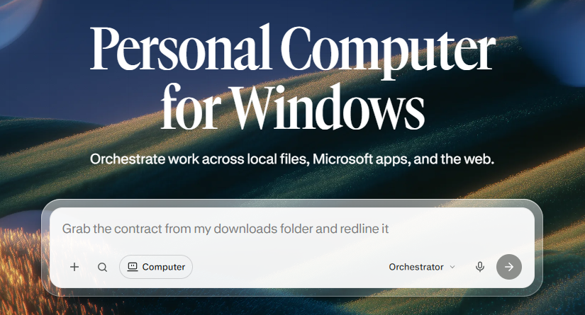 Perplexity Personal Computer for Windows